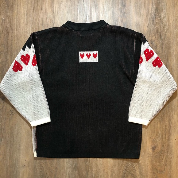 Vintage 80’s Knit Rose Sweater - Picture 9 of 17